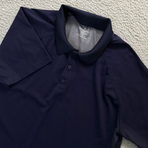 Fabletics Shirt Mens XL Blue The Training Day Polo Golf Stretch Short Sleeve‎